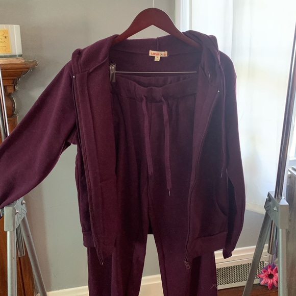 Basic Soft & Comfy Purple Matching Set - Picture 4 of 6